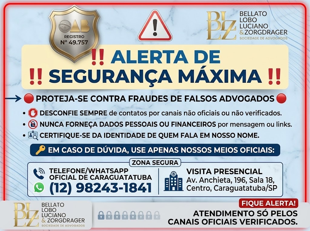 Alerta de Segurança Máxima - Proteja-se contra fraudes de falsos advogados